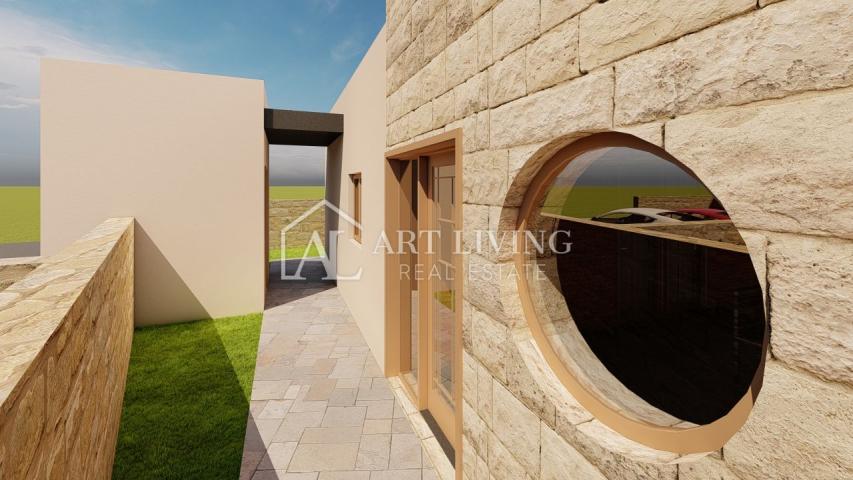 Istria, Novigrad, surroundings - modern semi-detached house with swimming pool