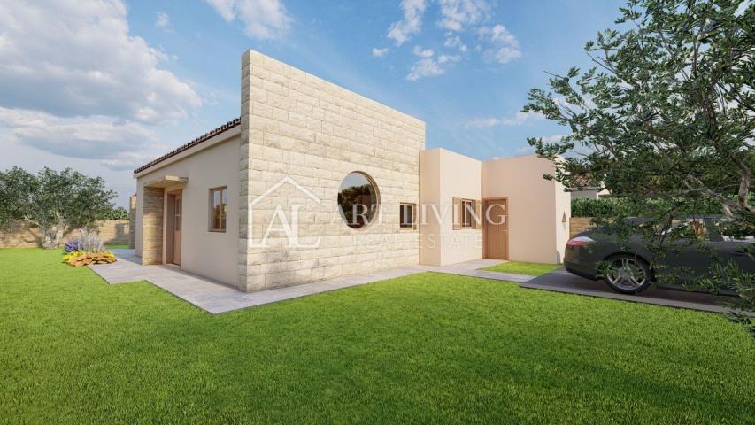 Istria, Novigrad, surroundings - modern semi-detached house with swimming pool in a quiet location