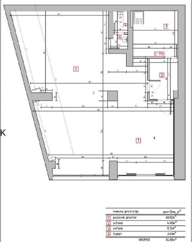 STARI GRAD CENTAR 84m2 , 3300e