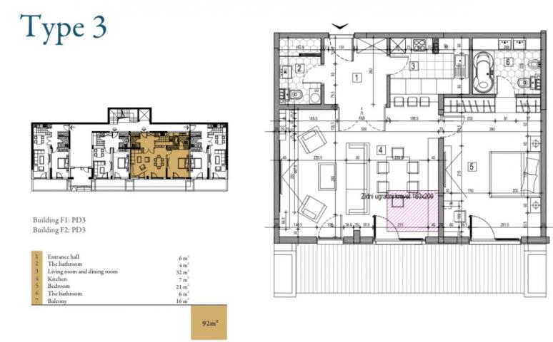 Huge complex of apartments by the sea, Kotor, Dobrota