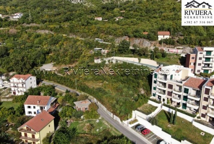 Urbanized land plot with a project for Villa Morinj Kotor