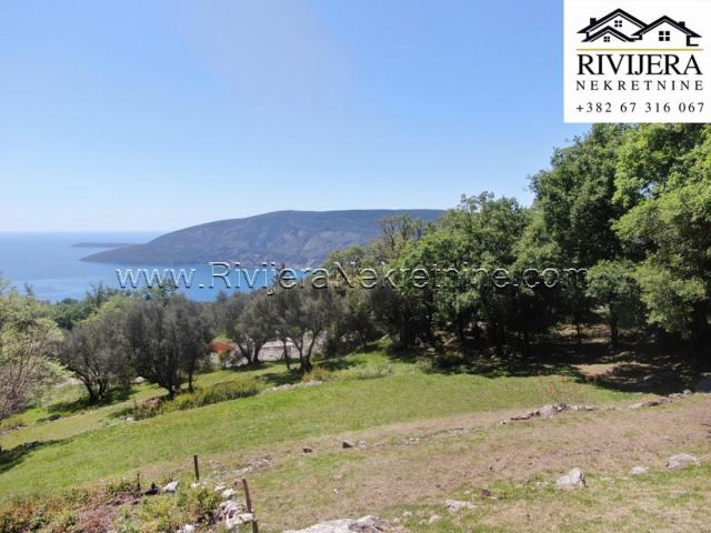 Sale of land with sea view Trebesin Herceg Novi