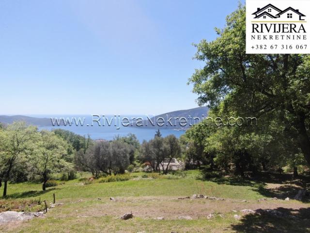 Sale of land with sea view Trebesin Herceg Novi