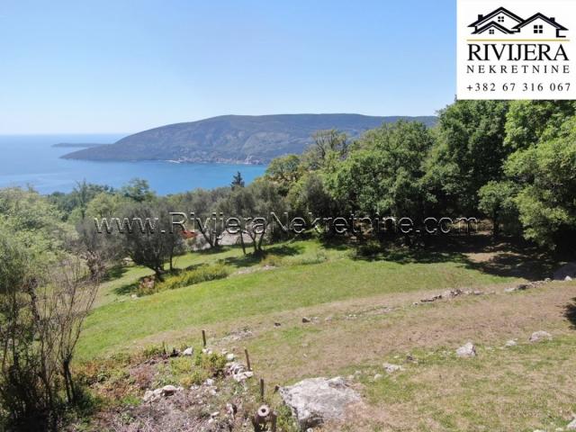 Sale of land with sea view Trebesin Herceg Novi