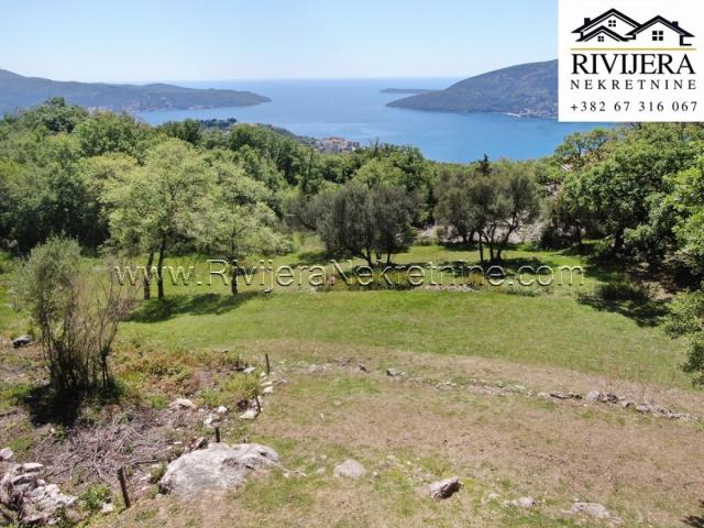 Sale of land with sea view Trebesin Herceg Novi