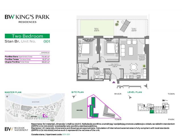 LUKSUZNA NEKRETNINA SA PRIVATNIM DVORISTEM - BW KINGS PARK RESIDENCES