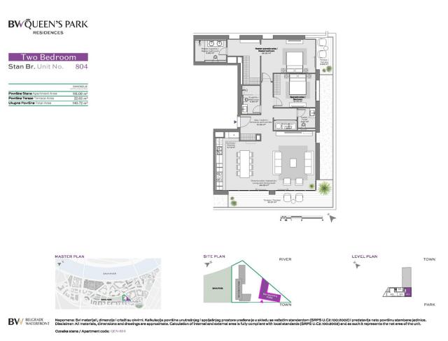 DVOSTRANO ORIJENTISAN 3. 0 STAN-BW QUEENS RESIDENCES