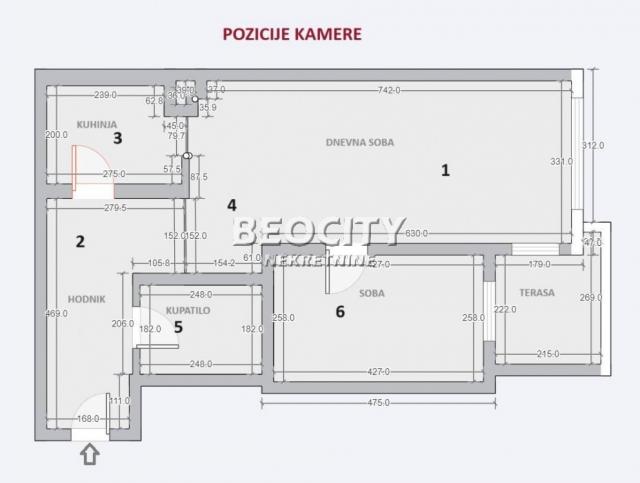 Palilula, Karaburma, Milorada Dimitrijevića, 2. 0, 61m2, 139000EUR