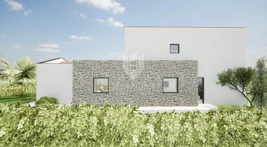 Labin, building plot with permission for two houses