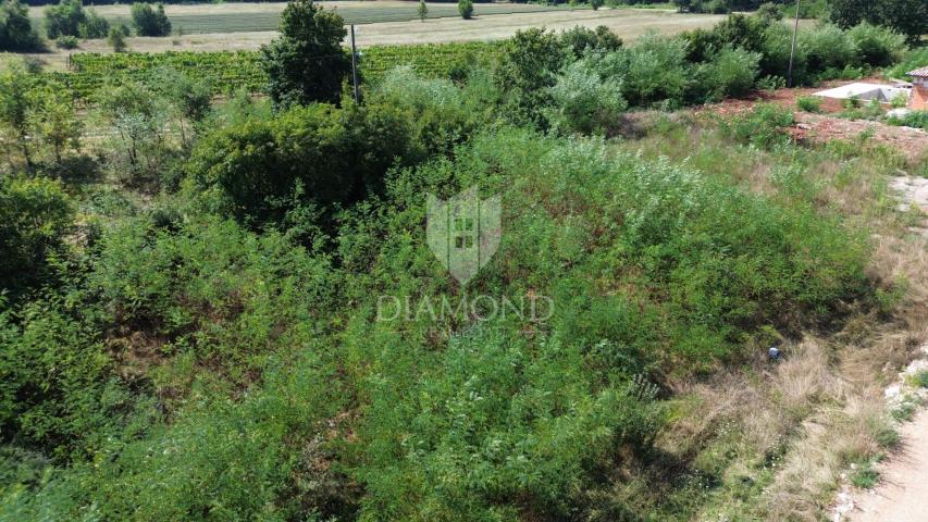 Labin, building plot with permission for two houses