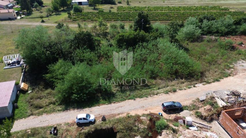 Labin, building plot with permission for two houses