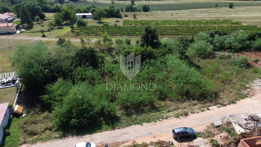 Labin, building plot with permission for two houses