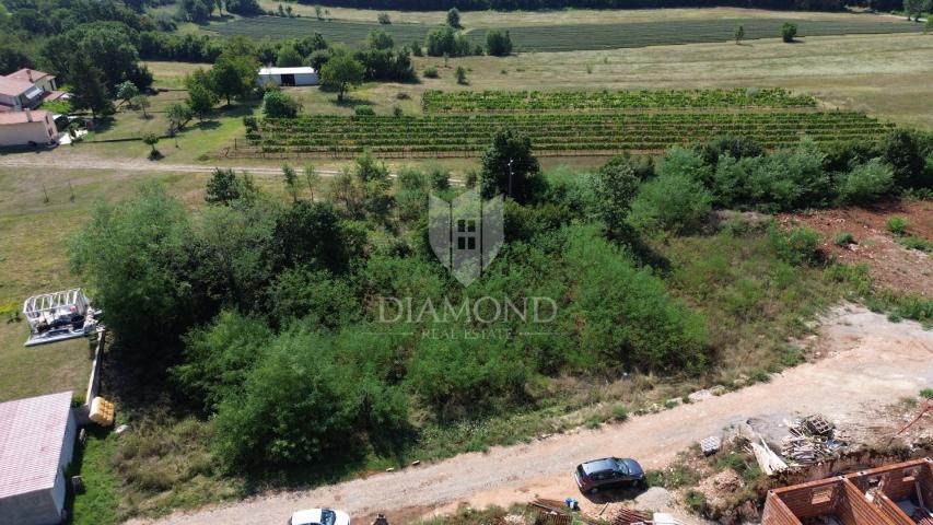 Labin, building plot with permission for two houses