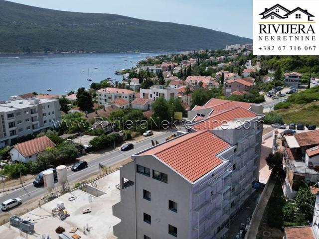 Novoizgrađeni stanovi sa pogledom na more Baosici Herceg Novi