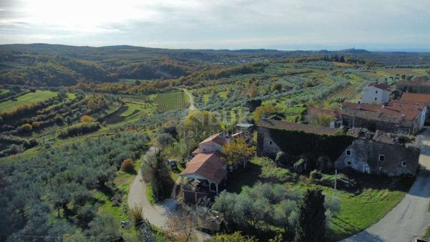 ISTRA, MOMJAN - Jedinstveno imanje na prekrasnoj lokaciji s pogledom