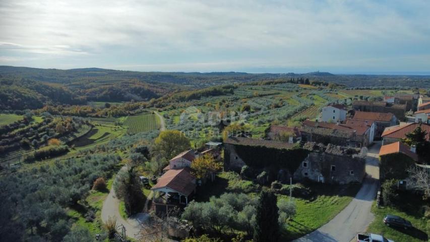 ISTRA, MOMJAN - Jedinstveno imanje na prekrasnoj lokaciji s pogledom