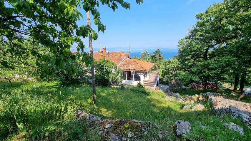 Mošćenička Draga, Familienhaus mit Meerblick