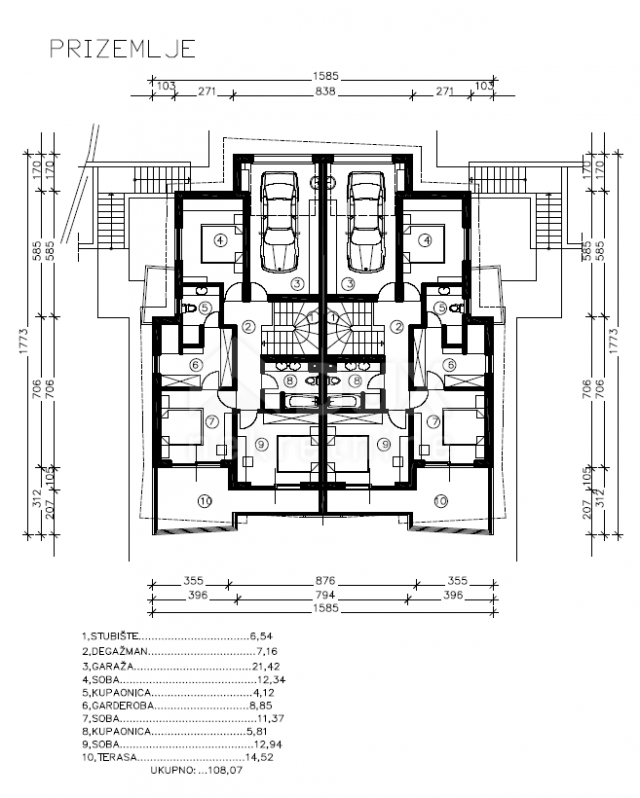 RIJEKA, KOSTRENA – ekskluzivna duplex vila s infinity bazenom, garažom, vrtom, panoramskim pogledom 