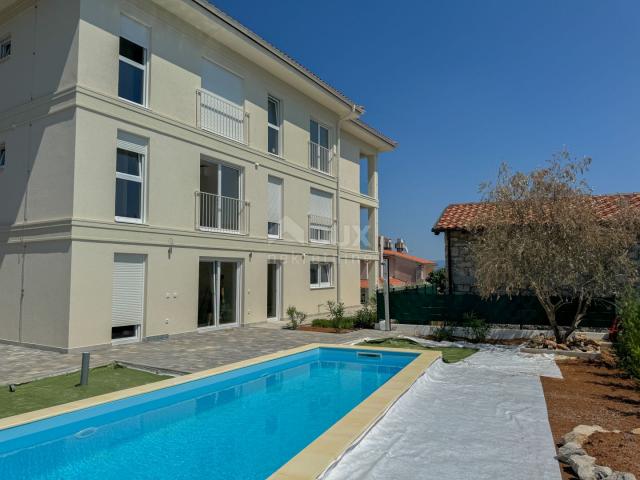 OPATIJA, IČIĆI - apartment in a new building with swimming pool, garage, elevator near the sea and O