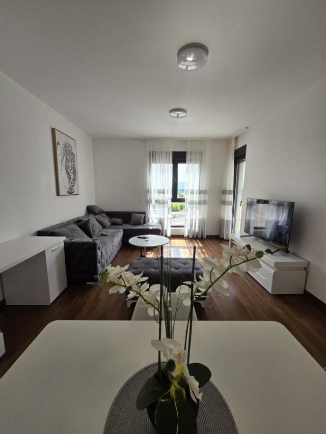 One-Bedroom Apartment for Rent, 50 m², Tivat, New Building, Fully Furnished, Two Parking Spots