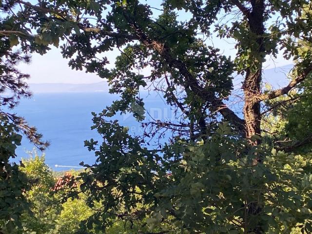 RIJEKA, KOSTRENA - building plot 1,030 m2 with sea view for a residential building - apartments / ap