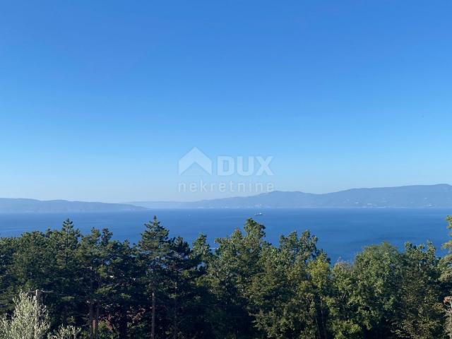 RIJEKA, KOSTRENA - building plot 1,030 m2 with sea view for a residential building - apartments / ap