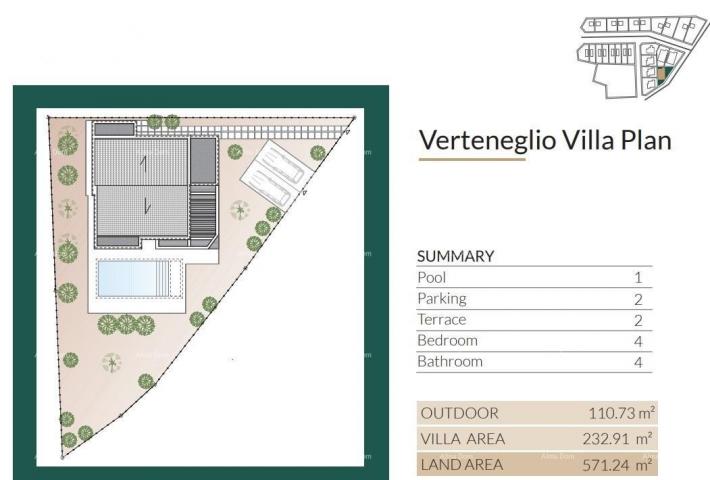 Kuća Prodaja modernih vila u predivnom stambenom naselju, Umag