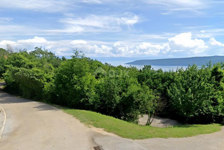 ISTRIA, RABAC - Land with sea view