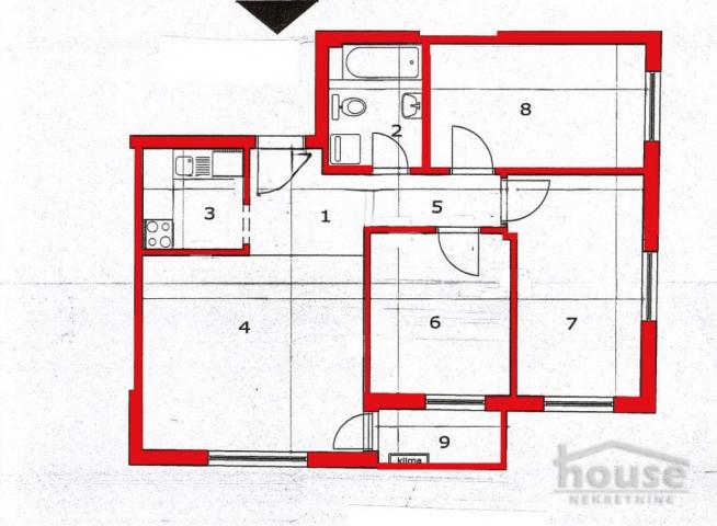 Stan NOVI SAD, BULEVAR EVROPE, kv: 69, € 170000, ID: 1061415