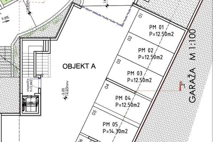  Tučepi, trosoban stan, prizemlje s pogledom na more