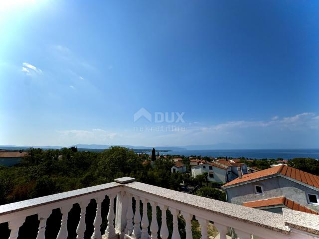 THE ISLAND OF KRK, MALINSKA - nice apartment with a sea view