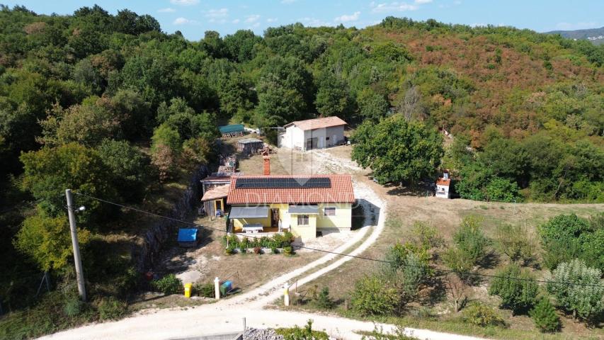 Labin, okolica, kuća s pogledom na more