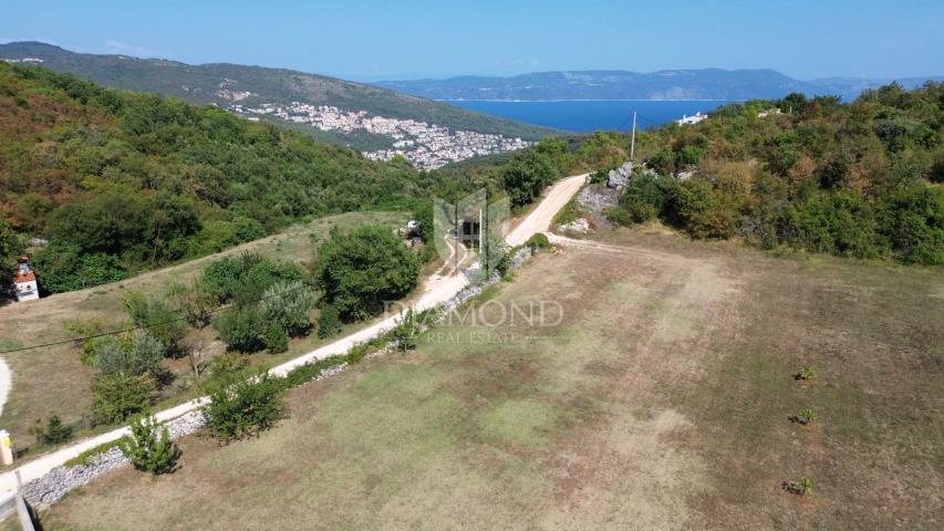 Labin, okolica, kuća s pogledom na more