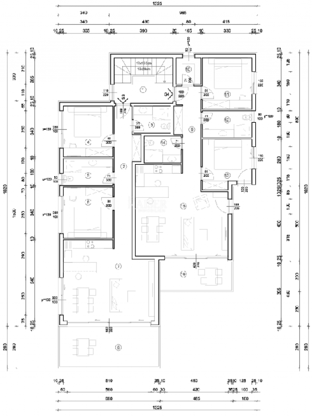 Umgebung von Krka - Villa 410m2 mit Pool und Meerblick