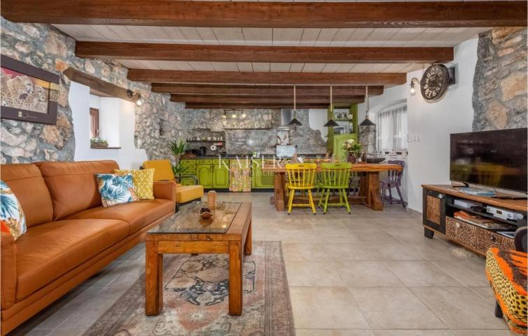 Island of Krk, Bajčići - renovated stone house 80m2