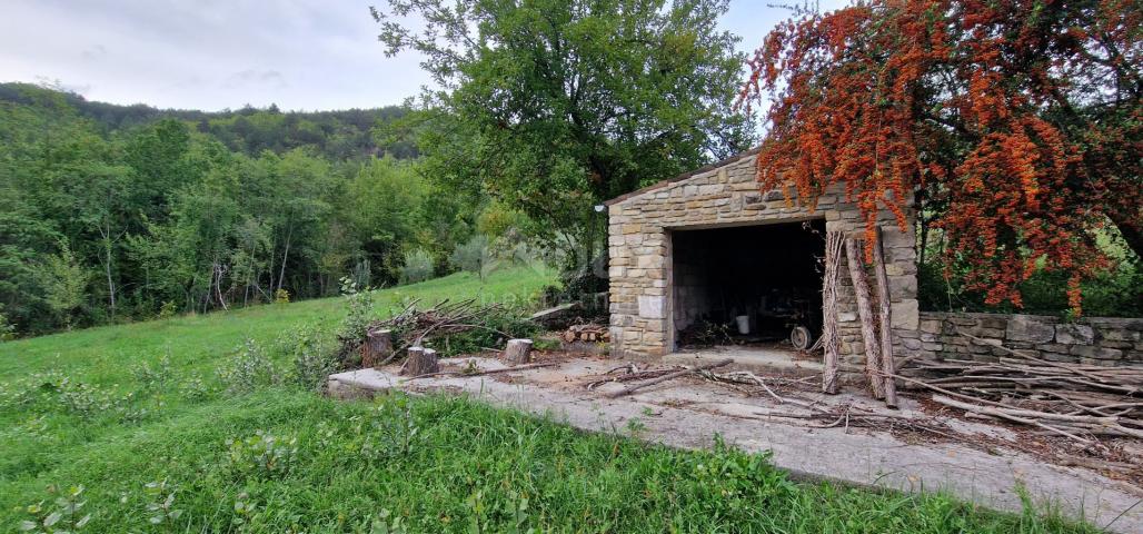 ISTRA, GRAČIŠĆE - Kameni objekti s prostranim zemljištem na osami