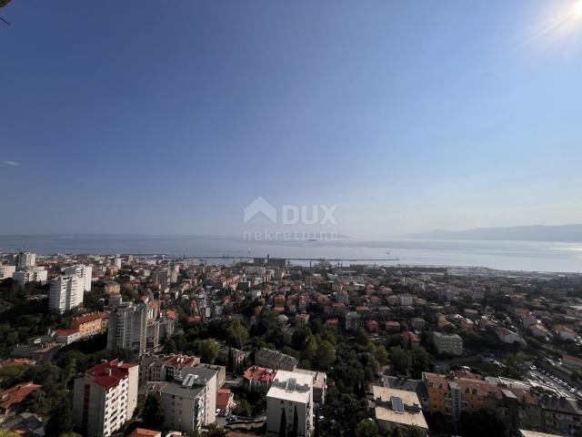 RIJEKA, RASTOČINE - 3S + DB s balkonom i panoramskim pogledom na more