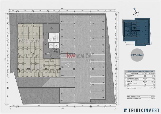 Na prodaju 1. 5 stan na I spratu, 37m2