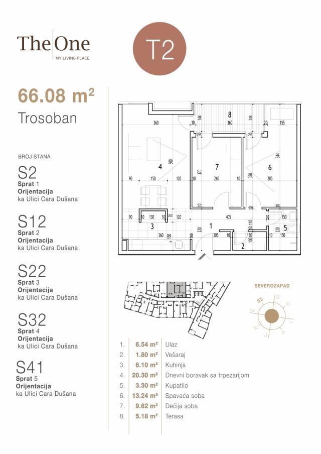 Trosoban stan 66. 08m2 - Direktno od investitora!