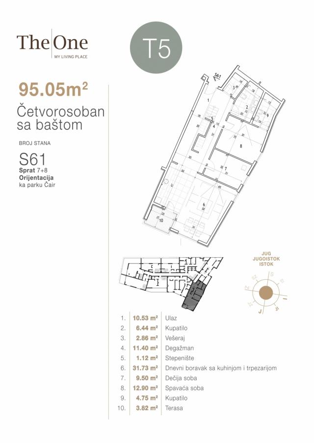 Četvorosoban stan sa baštom 159. 68 m2 - Direktno od investitora!