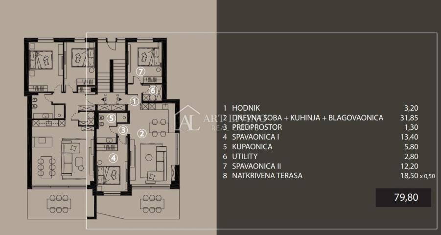 UMAG - UMGEBUNG - Attraktive Luxuswohnung im ersten Stock - NEUBAU