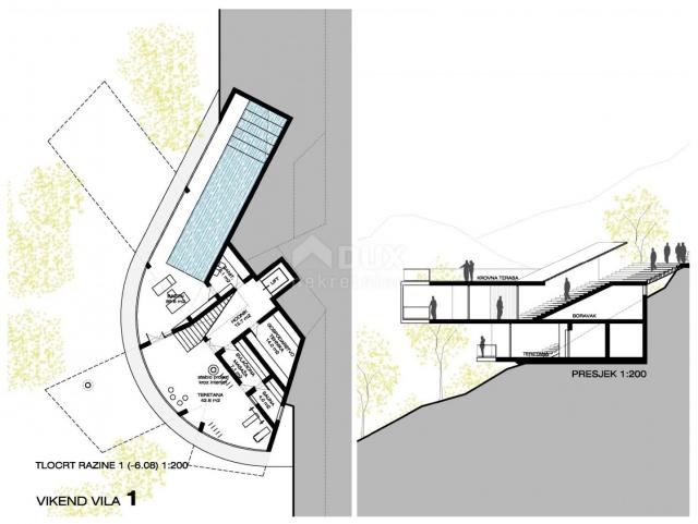 GORSKI KOTAR, FUŽINE - jedinstven projekt u srcu Gorskog kotara, građevinsko zemljište 3340 m2 sa pr