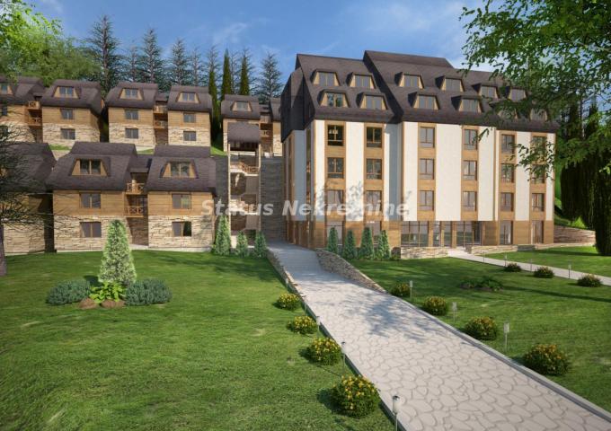 Kopaonik Brzeće-FANTASTIČNI KOMPLEKS OD ŠEST APARTMANA PO 33 m2 U IZGRADNJI KOD GONDOLE