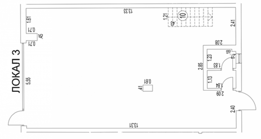 Futoška-Lokal 190 m2 sirovo stanje u blizini Sajma za Informatičare ili Ordinaciju-065/385 8880