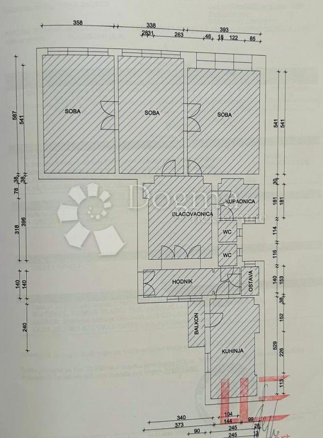 Flat Donji grad, Donji Grad, 106,50m2