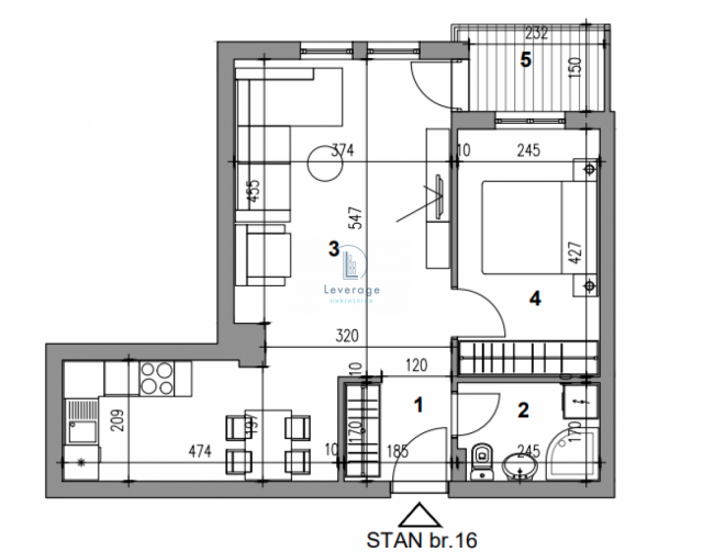 Novogradnja, Mirijevo, 50. 83 m2, cena bez pdv-a