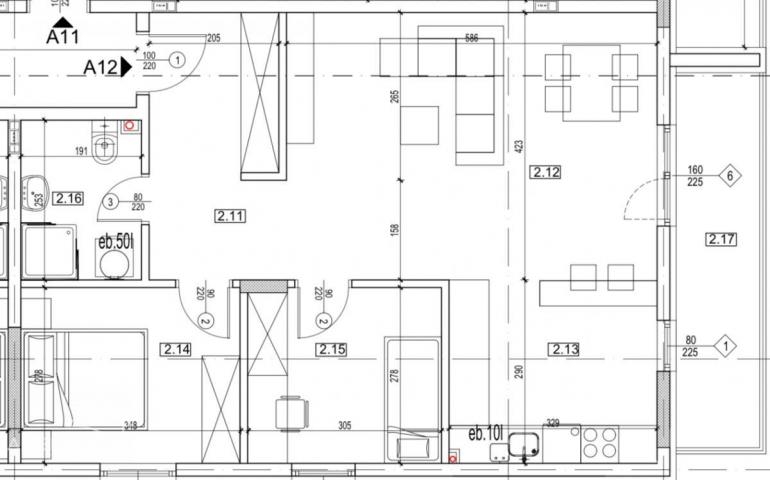 Trosoban stan u Novim Banovcima, 74m2