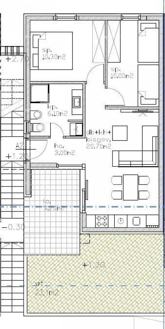 Stan Moderan  apartman u bloku A, blizina Umaga!