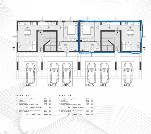 Stan Prodaja modernih stanova u novom stambenom projektu, Štinjan