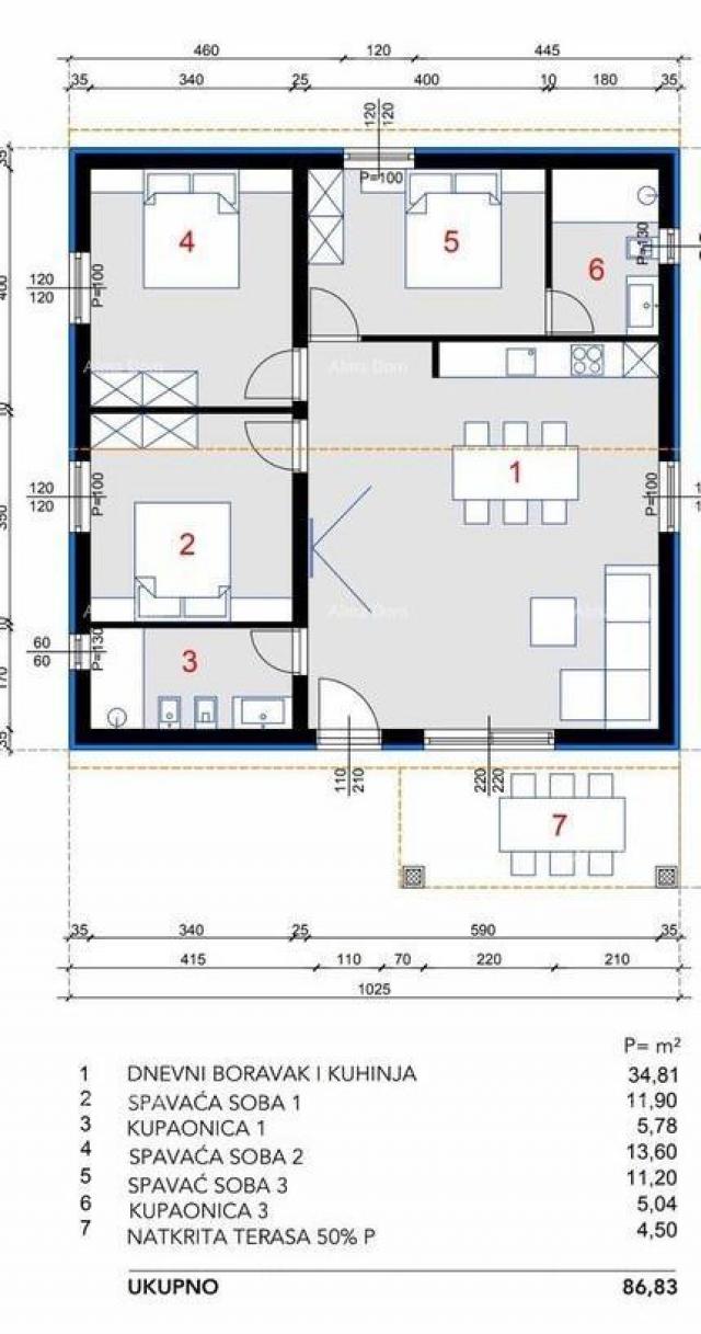 Building land Building plot for sale, 351 m2, with a valid building permit